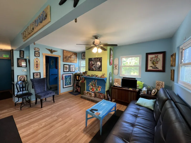Hummingbird Tattoo Studio waiting area