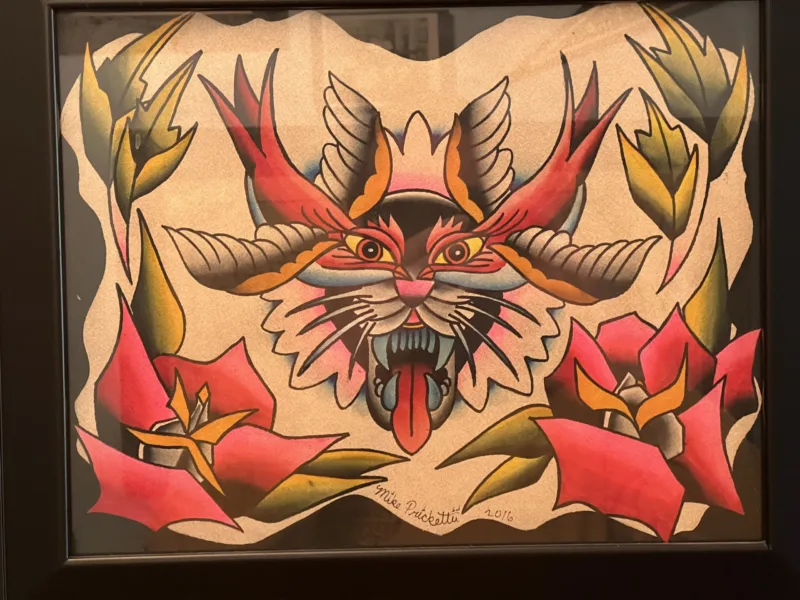 Tattoo wall art